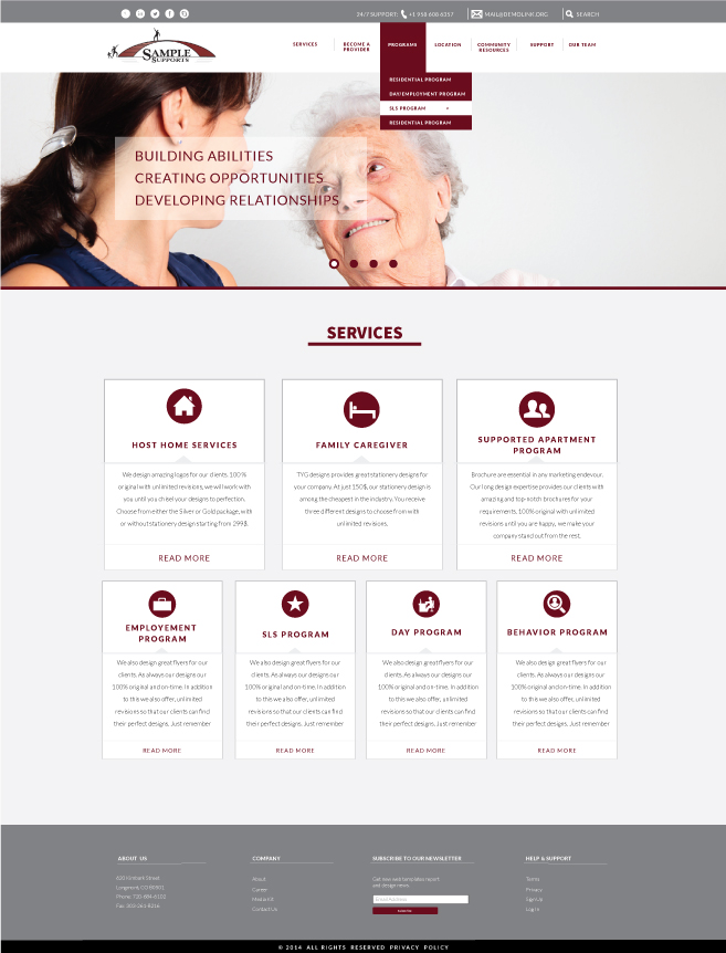 Web Design by Ted for this project | Design #3547845