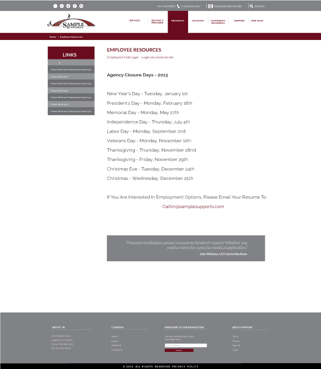 Diseño Web por Ted para este proyecto | Diseño #3547858