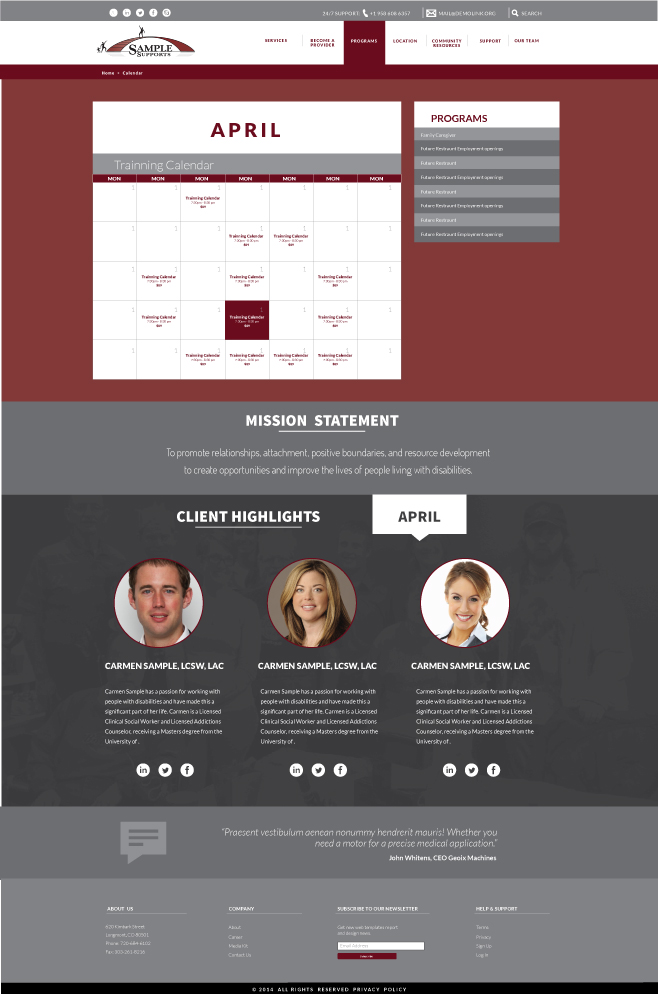 Diseño Web por Ted para este proyecto | Diseño: #3547903