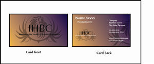 Business Card Design by zoharii for this project | Design: #869531