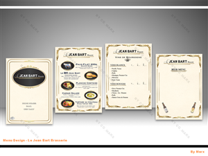Menu Design by CG_Marx