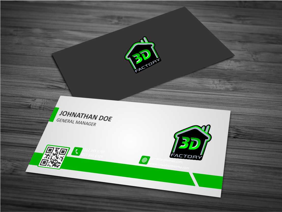 Business Card Design by AwsomeD for 3dfactory LLC | Design #3497471