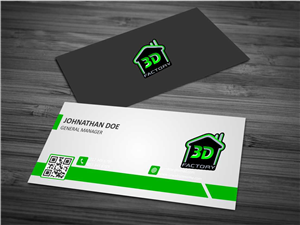Visitenkarten-Design von AwsomeD für 3dfactory LLC | Design: #3497471