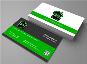 Visitenkarten-Design von AwsomeD für 3dfactory LLC | Design: #3497472