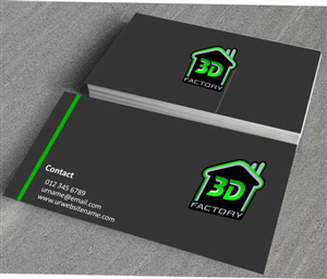 Visitenkarten-Design von AwsomeD für 3dfactory LLC | Design: #3497483