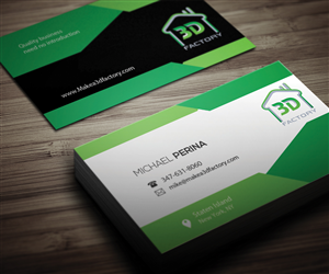 Visitenkarten-Design von DLab™ für 3dfactory LLC | Design: #3493626