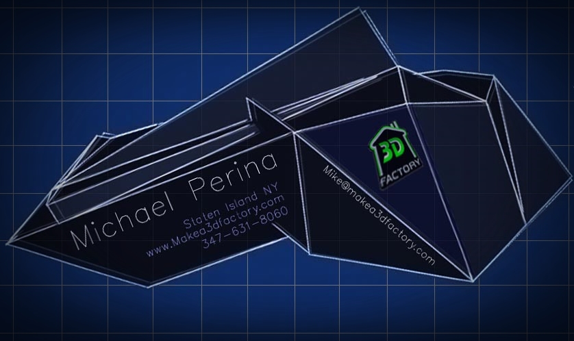 Design de Carte de Visite par theamariemhernandez pour 3dfactory LLC | Design #3498576