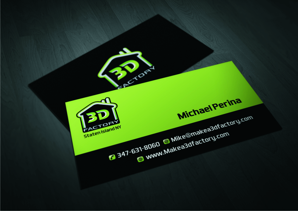 Business Card Design by Amduat Design for 3dfactory LLC | Design #3496228
