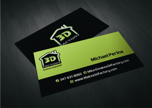 Visitenkarten-Design von Amduat Design für 3dfactory LLC | Design: #3496228