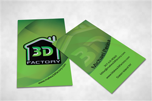 Visitenkarten-Design von diRtY.EMM für 3dfactory LLC | Design: #3493589