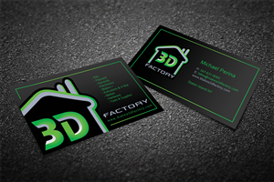 Visitenkarten-Design von diRtY.EMM für 3dfactory LLC | Design: #3507078