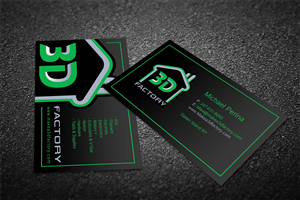 Visitenkarten-Design von diRtY.EMM für 3dfactory LLC | Design: #3507726