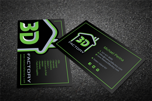 Visitenkarten-Design von diRtY.EMM für 3dfactory LLC | Design: #3507911