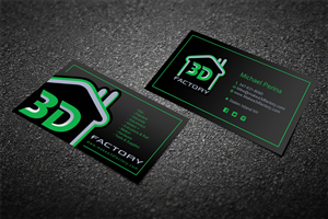 Visitenkarten-Design von diRtY.EMM für 3dfactory LLC | Design: #3508657