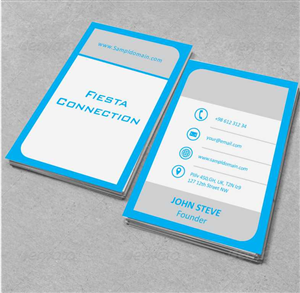 Business Card Design by AwsomeD for Fiesta Connection | Design: #3503088