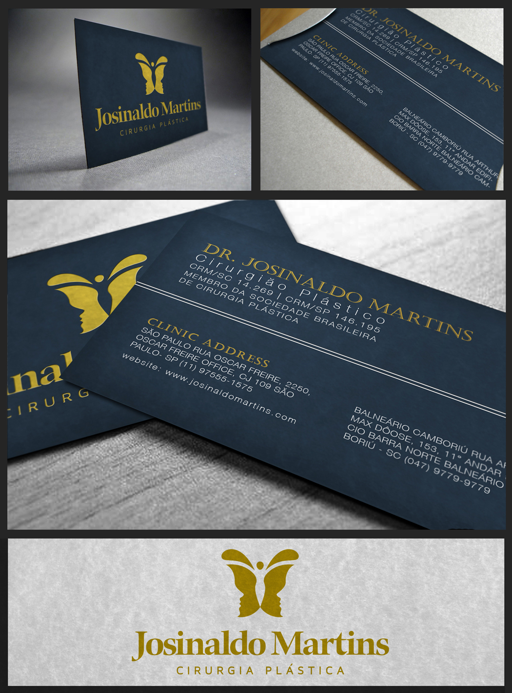 Visitenkarten-Design von Ahero Production für Josinaldo Martins - Cirurgia Plastica | Design #3523428