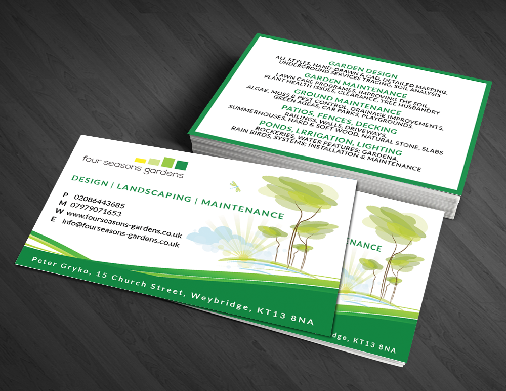 Visitenkarten-Design von  Artman für dieses Projekt | Design #3552988