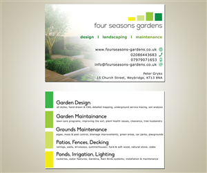 Business Card Design by L.A. for this project | Design: #3582946