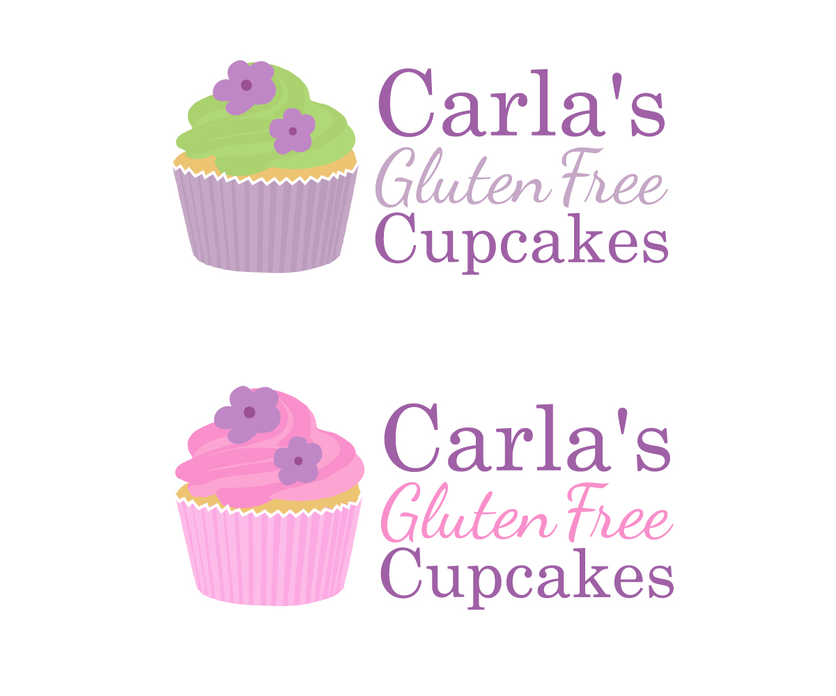 Logo Design by Molly Creative for Carla's Gluten Free Cupcakes | Design #3676265
