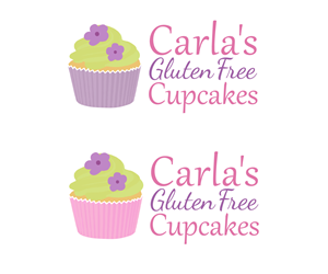 Logo Design by Molly Creative for Carla's Gluten Free Cupcakes | Design #3729583