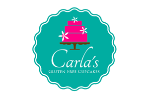 Logo Design by TSEdesign for Carla's Gluten Free Cupcakes | Design #3693093