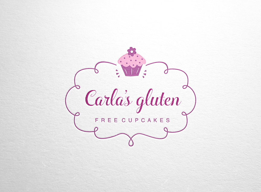 Logo Design by Merry_Elle for Carla's Gluten Free Cupcakes | Design #3657259