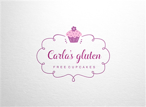 Logo Design by Merry_Elle for Carla's Gluten Free Cupcakes | Design #3657259