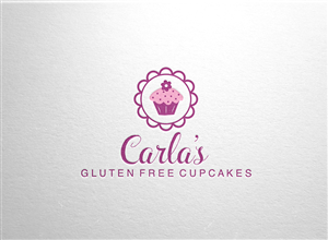 Logo Design by Merry_Elle for Carla's Gluten Free Cupcakes | Design: #3657298