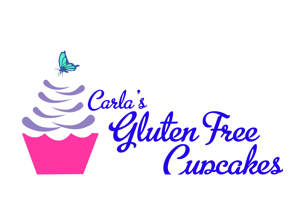 Logo Design by WittyDogDesignsLLC for Carla's Gluten Free Cupcakes | Design #3621905