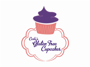Logo Design by WittyDogDesignsLLC for Carla's Gluten Free Cupcakes | Design: #3621907