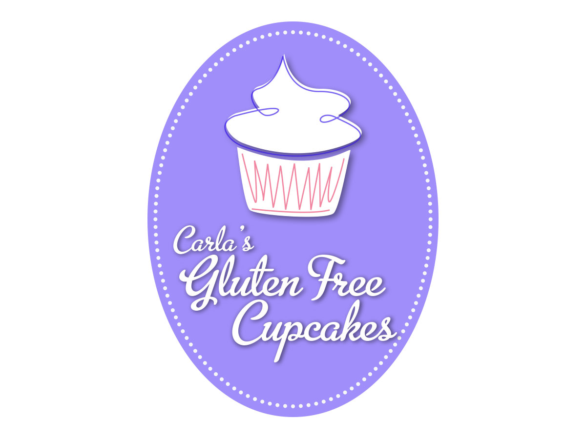 Logo Design by WittyDogDesignsLLC for Carla's Gluten Free Cupcakes | Design #3621912