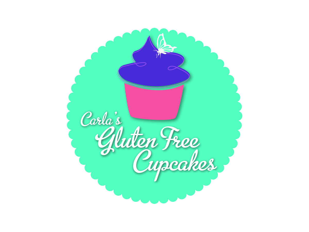 Logo Design by WittyDogDesignsLLC for Carla's Gluten Free Cupcakes | Design #3629426