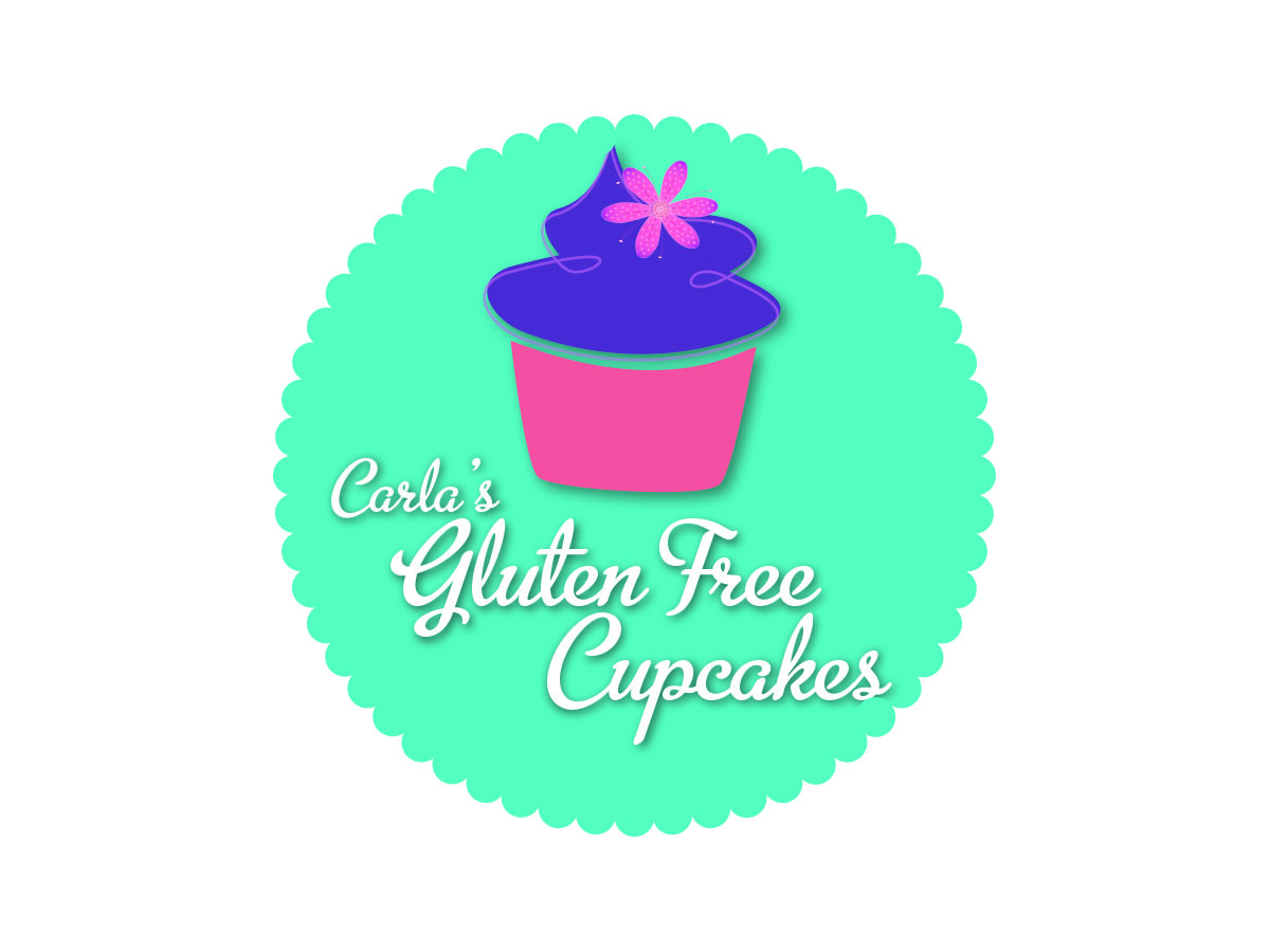 Logo Design by WittyDogDesignsLLC for Carla's Gluten Free Cupcakes | Design #3629430