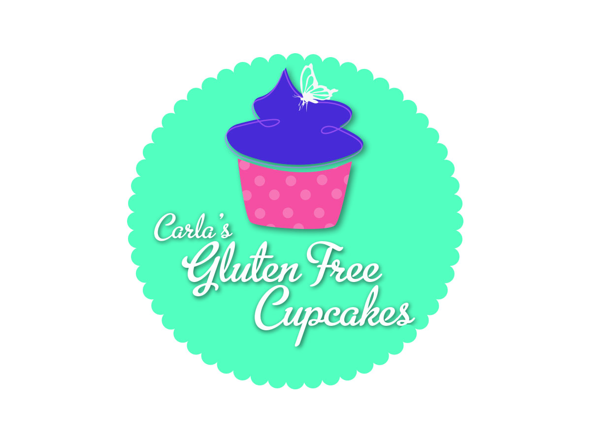 Logo Design by WittyDogDesignsLLC for Carla's Gluten Free Cupcakes | Design #3629433