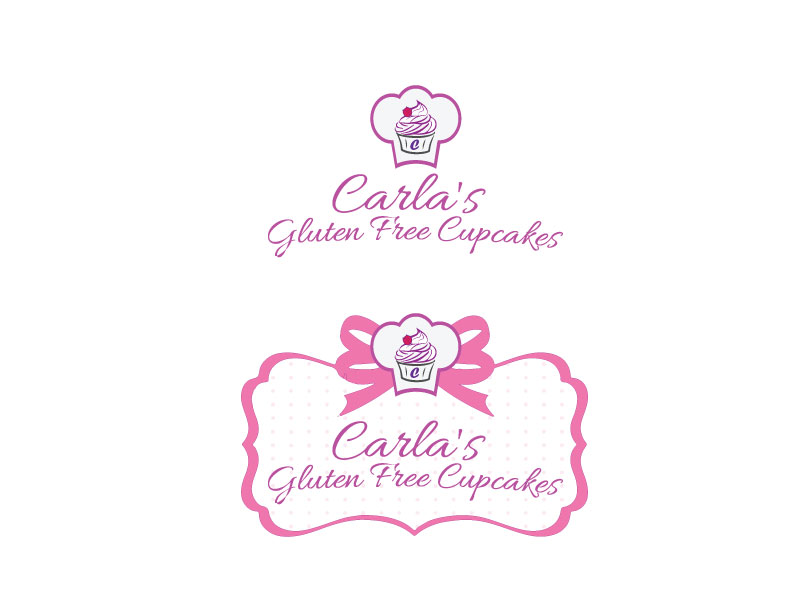 Logo Design by RedKanvas for Carla's Gluten Free Cupcakes | Design #3666765