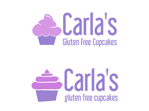 Logo Design by Goodman Design for Carla's Gluten Free Cupcakes | Design: #3667079