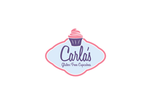 Logo Design by ABG for Carla's Gluten Free Cupcakes | Design #3618563