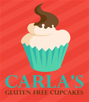 Logo Design by David Winwood for Carla's Gluten Free Cupcakes | Design #3675289