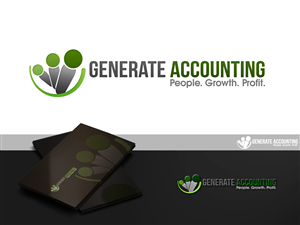 Generate Accounting Group. People. Growth. Profit. | Logo Design by ArtSamurai
