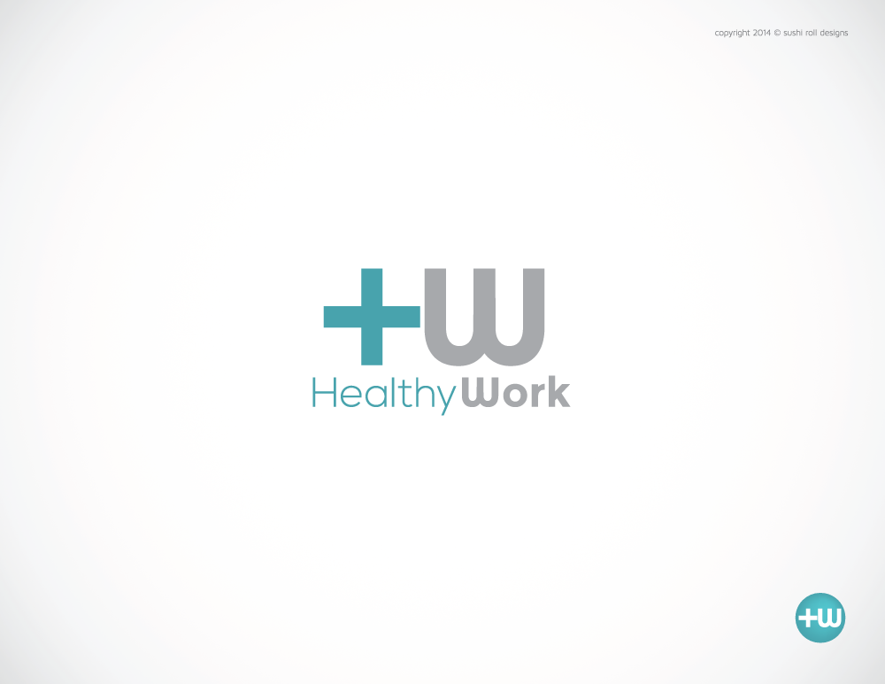 Logo Design by Sushi Roll Designs for Healthywork | Design #3498438