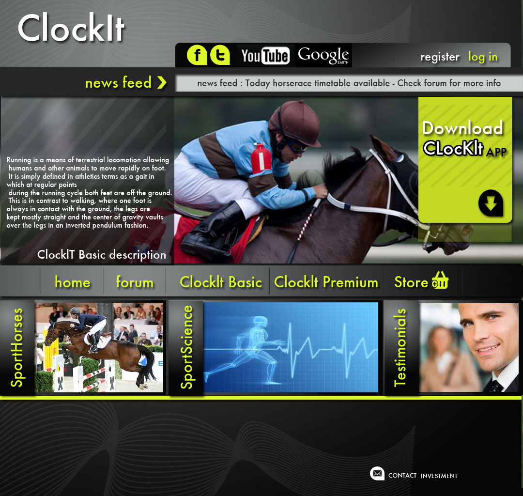 Web Design by FREEDOMLOGO for ClockIt EQ Pty Ltd | Design #870955