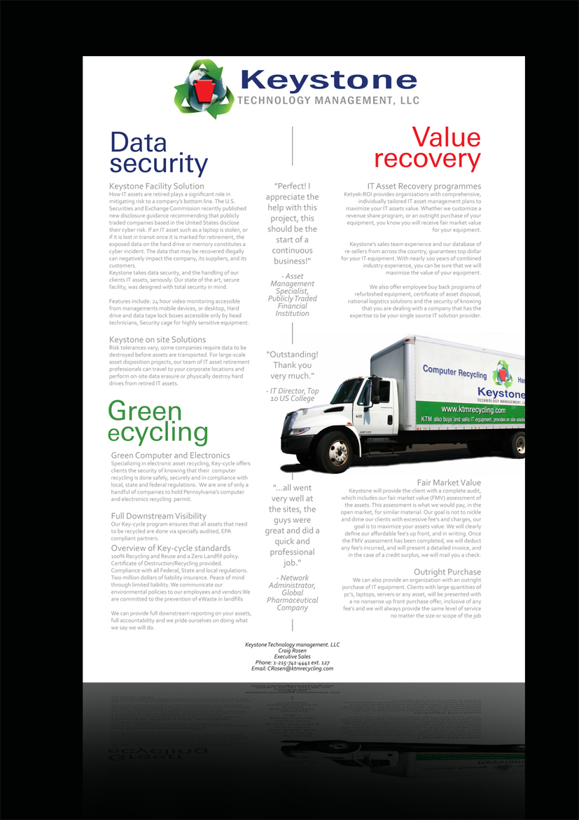 Design de Brochure par Lukas Makau pour Keystone | Design #879442