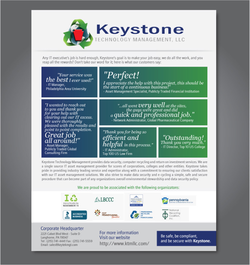 Brochure Design by Nie for Keystone | Design #894804