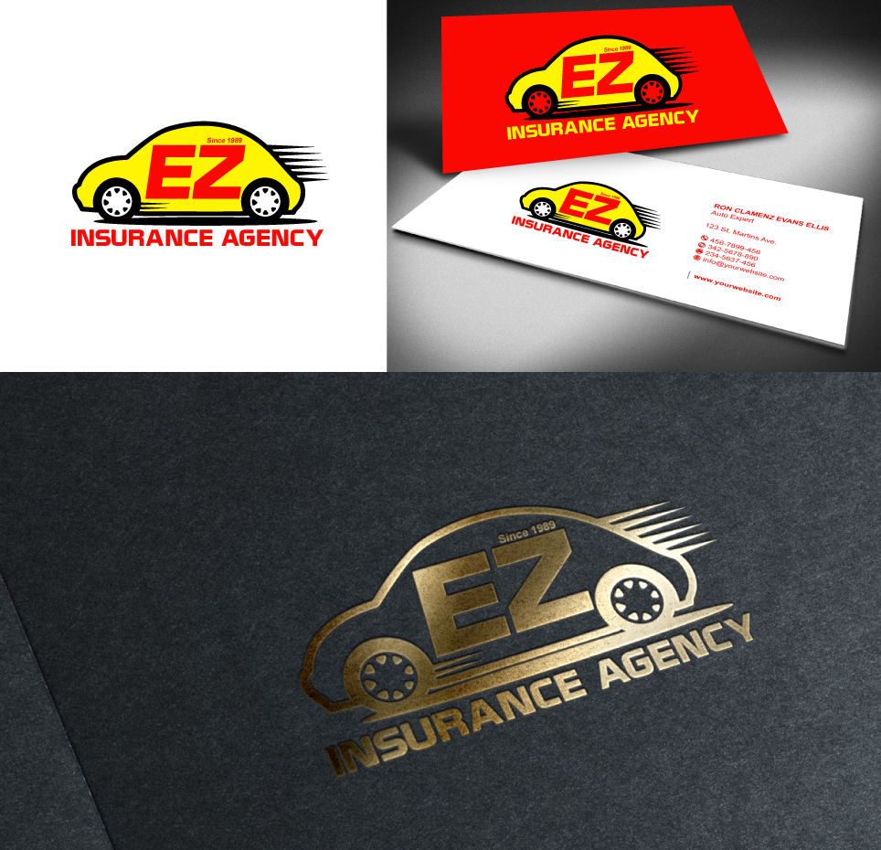 Bold, Playful, Business Logo Design for EZ Insurance Agency by designgreen  Design 3610018