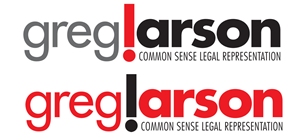Common Sense Legal Solutions. Law Office of Greg S. Larson | Logo Design by ZinTech