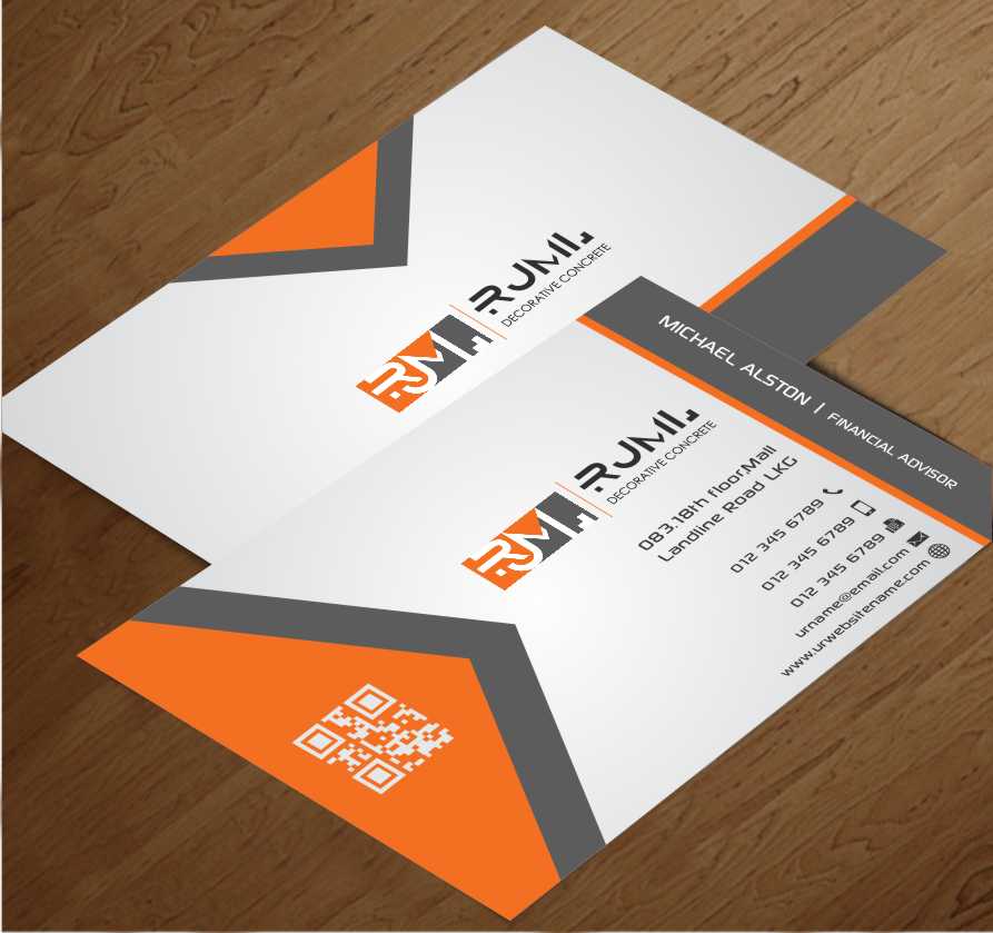 Business Card Design by AwsomeD for RJML Decorative Concrete | Design #3503115
