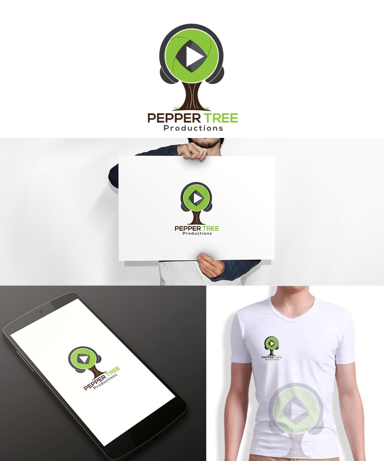 Logo Design by aasma-omer for Pepper Tree Productions  | Design #3525348