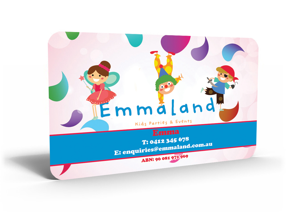 Business Card Design by Hardcore Design for Adventures in Emmaland | Design #3678234