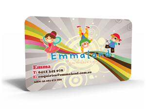 Business Card Design by Hardcore Design for Adventures in Emmaland | Design #3678240