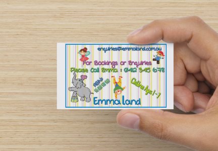 Business Card Design by HK Grafix for Adventures in Emmaland | Design #3657269
